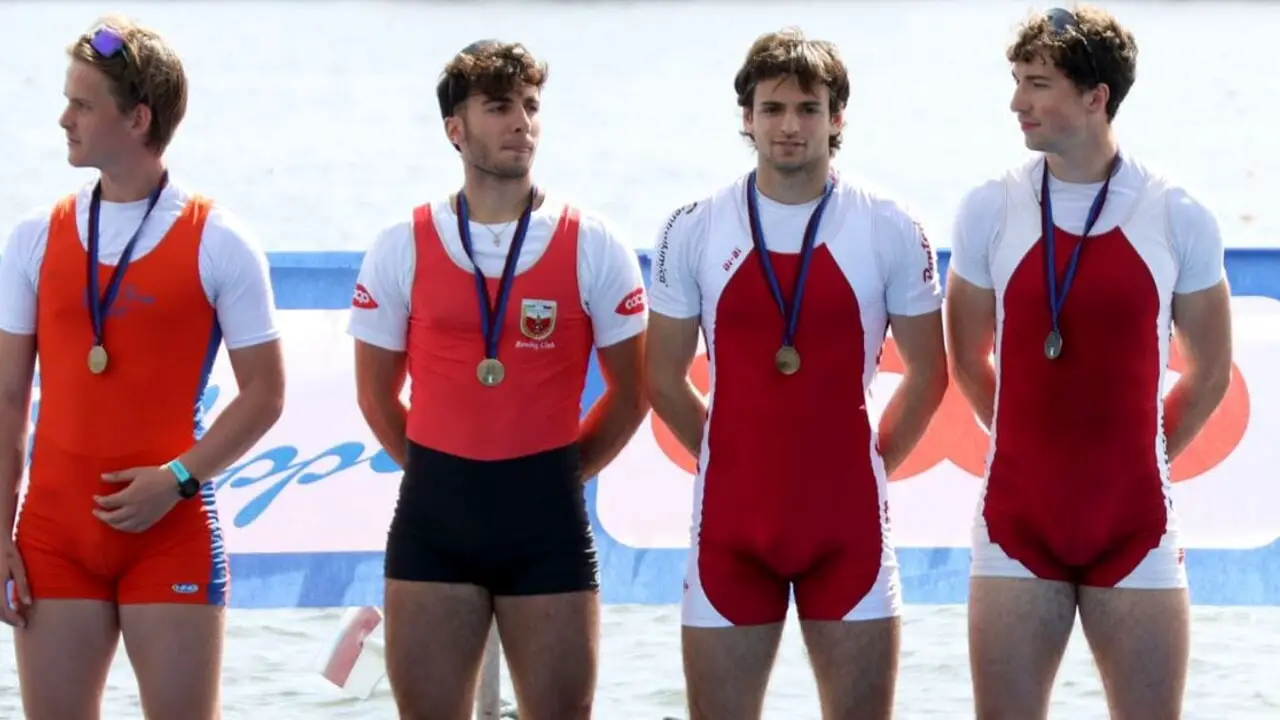 Billi-Masi returns from the Piediluco meeting with Pioli's bronze in the men's four without